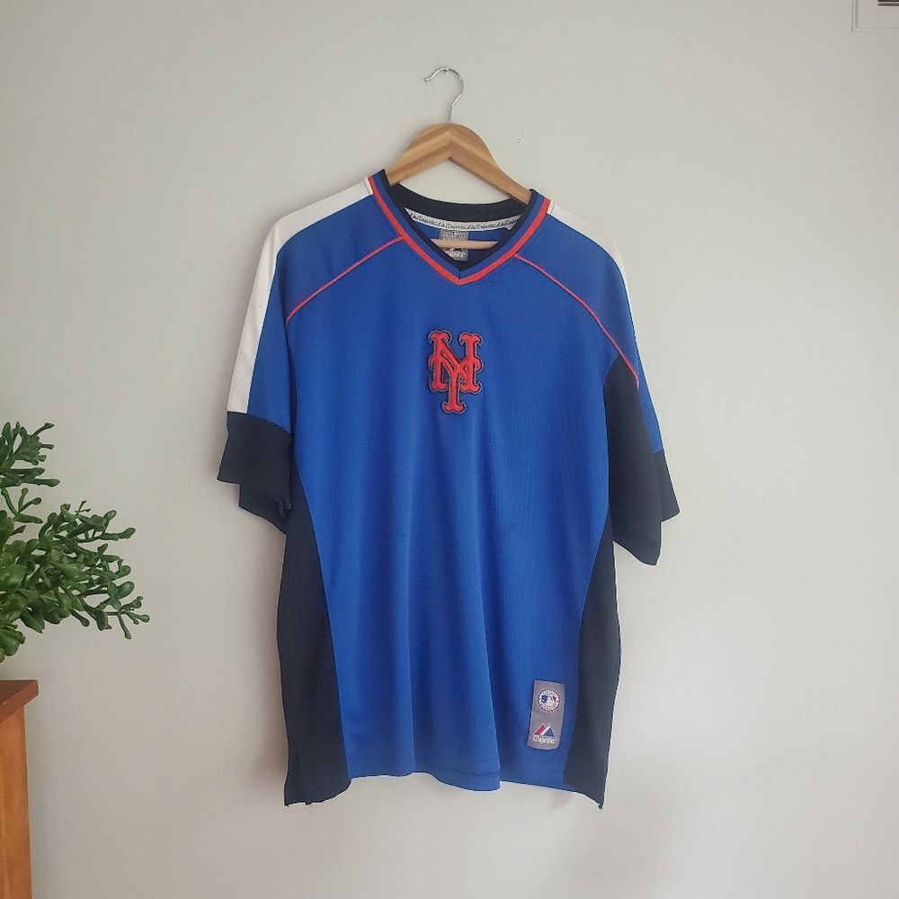 Vintage New York MLB Mets jersey *Flawed* size unknown 24" pit to pit